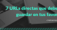 7 direcciones web directas que deberias guardar en tus favoritos (tarde o temprano las ocuparás)